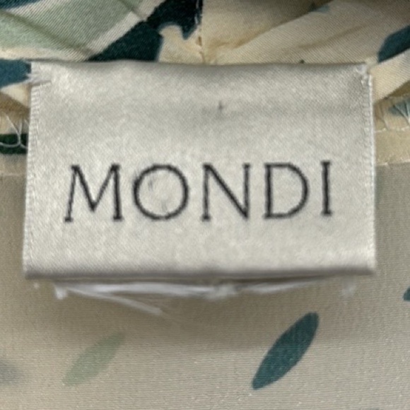 MONDI Sleeveless Fit & Flare Paisley Silk Self Tie Vintage Dress Size‎ 8 - Picture 5 of 9